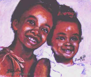 Portrait in Pastel by Lisa Bell.  Portrait from a photo.  12x16" 