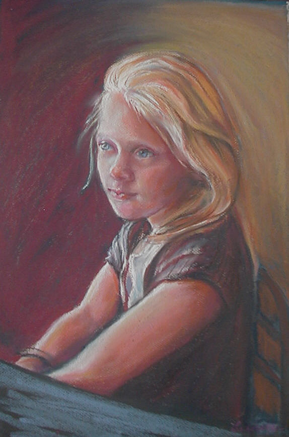 Skyler for Jerri 2008. A pastel portrait by Lisabelle